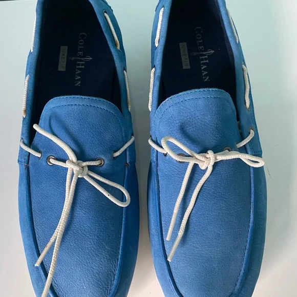 COLE HAAN Suede Boat Men’s Shoes - Picture 4 of 16